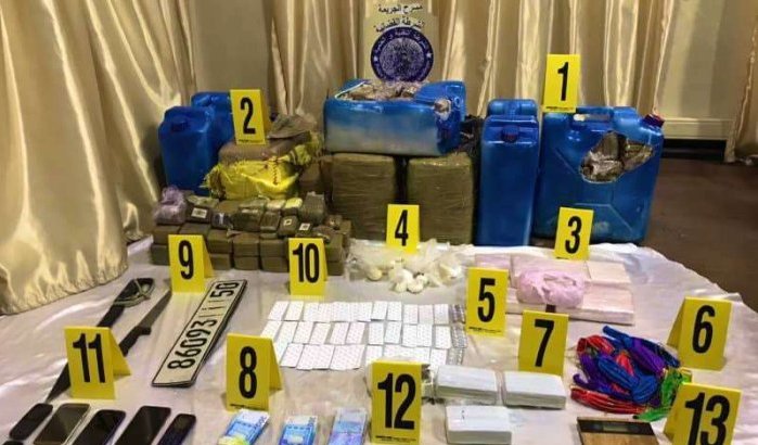 Nador: grote hoeveelheid drugs uit Melilla in beslag genomen