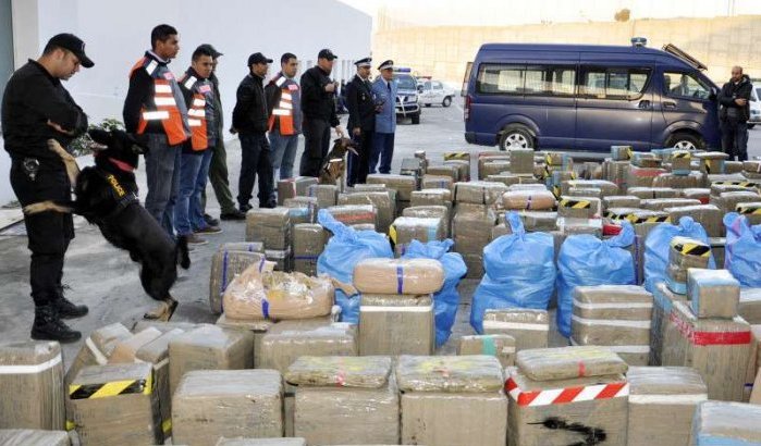 Vrachtwagen met 230 kilo drugs onderschept in Tanger