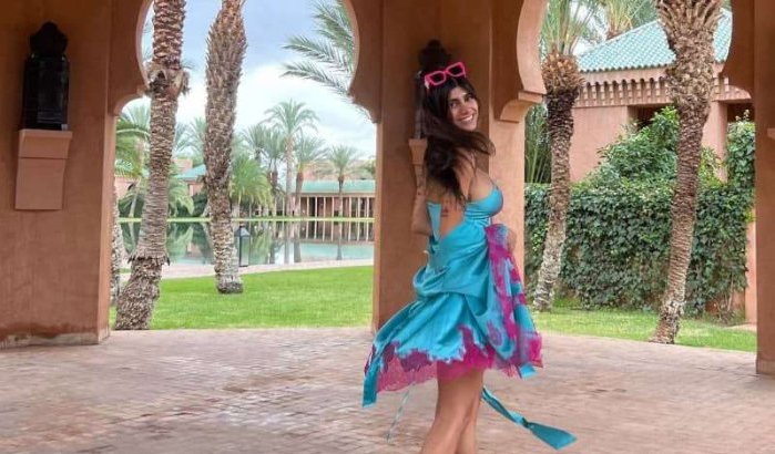 Libanese influencer Mia Khalifa deelt foto's in Marokko