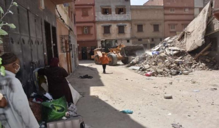 Indrukwekkende instorting huis in Casablanca (video)