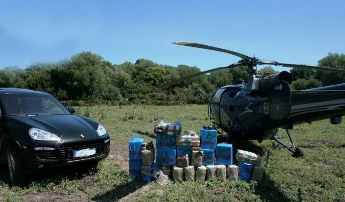 Spanje onderschept drugshelikopter uit Marokko