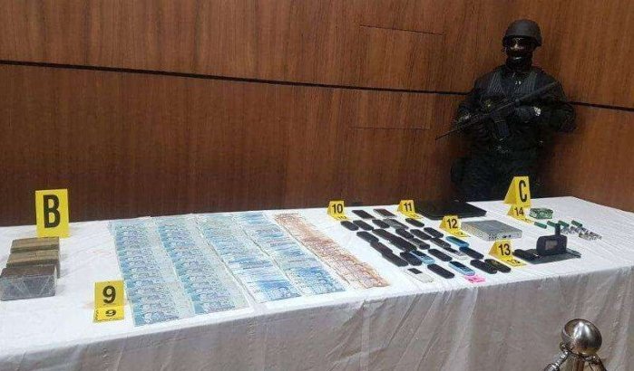Marokko: beelden inbeslagname ton cocaïne
