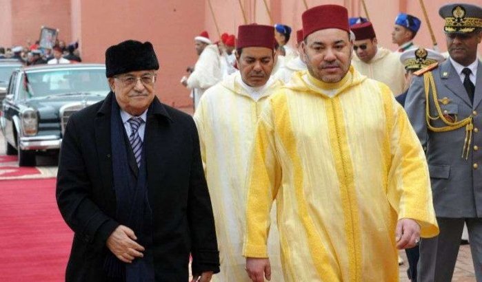 Koning Mohammed VI schrijft naar President Palestina