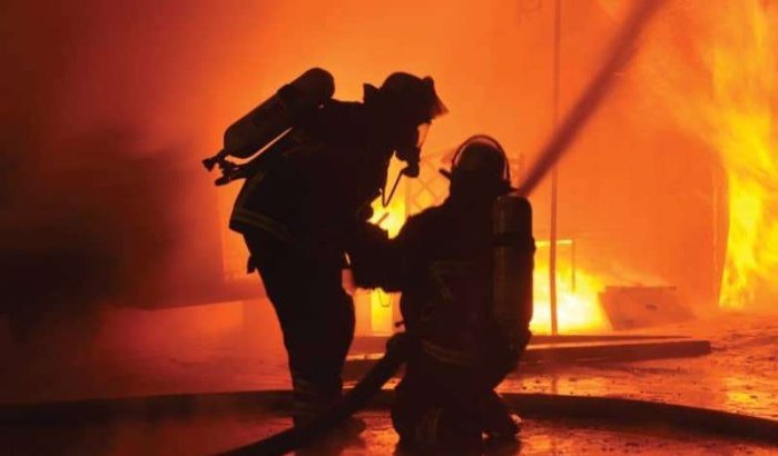 Brand in gasopslagplaats doet Mohammedia daveren