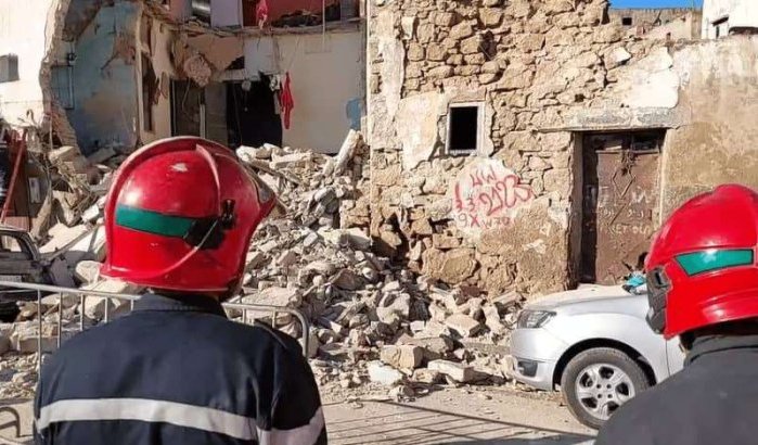 Instorting huis door regen in Casablanca