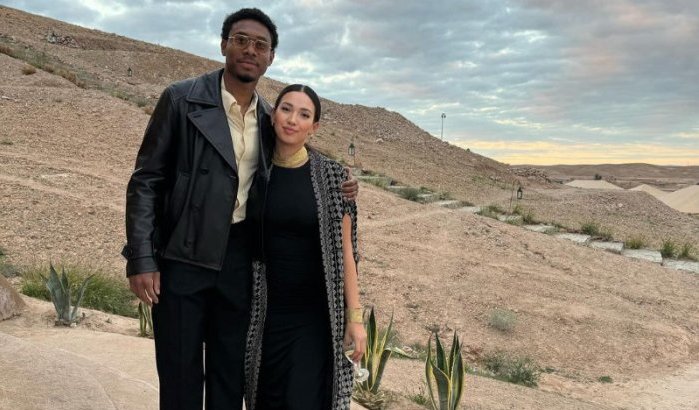 Real Madrid-ster met vrouw in Marrakech