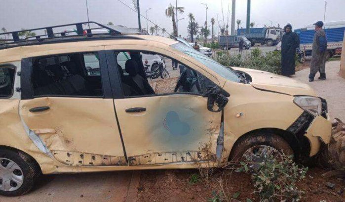 Taxi slipt in Marrakech, een dode en drie gewonden