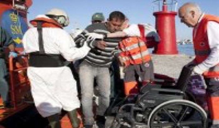 Marokkaanse migranten onderschept voor de Spaanse kust