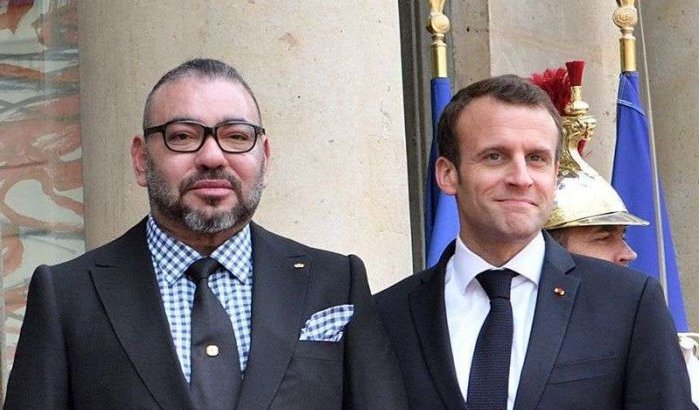 Koning Mohammed VI ontmoet Franse president Emmanuel Macron (foto en video)