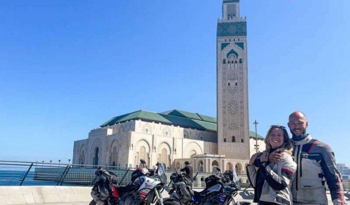 Motorrijders Maarten en Jessica zitten vast in Marokko en bloggen over hun avontuur
