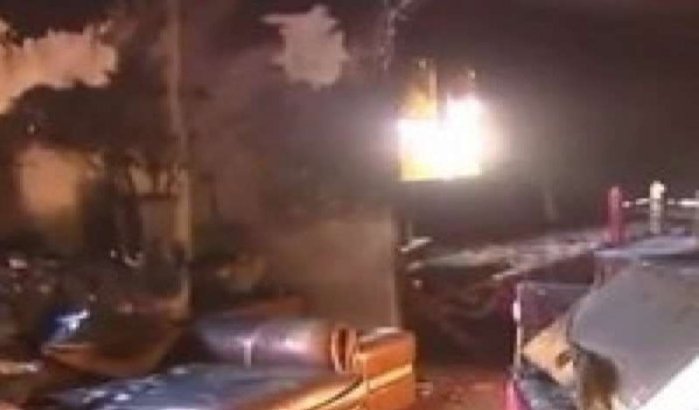 Vier doden bij brand in Tanger