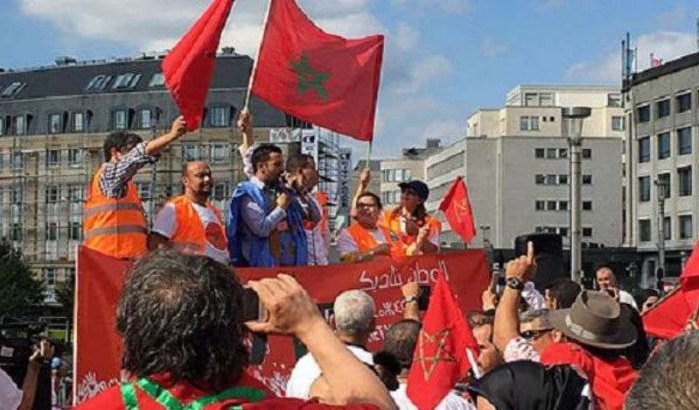 Marokkanen in België straat op voor « eenheid van Marokko » (video)