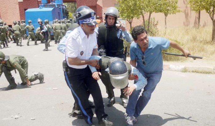 Twintigtal politieagenten gewond bij studentenrellen in Marrakech