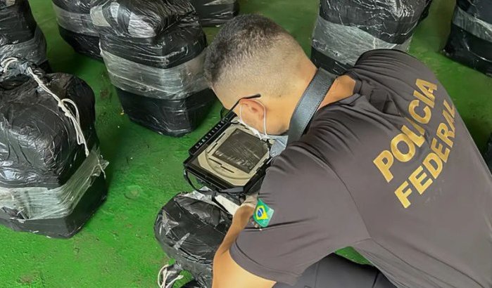Ton cocaïne onderschept op schip naar Marokko