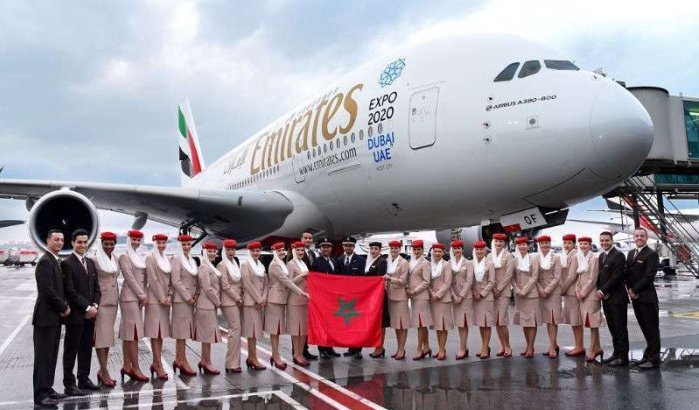 Grootste vliegtuig ter wereld op luchthaven Casablanca (foto)