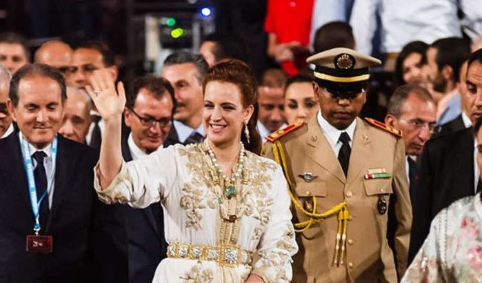 Lalla Salma op concert Majda Roumi