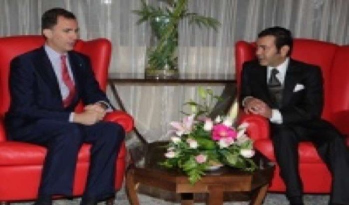 Prins Felipe van Spanje in Marokko