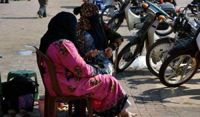 Marrakech: hennaya's met boerka verboden