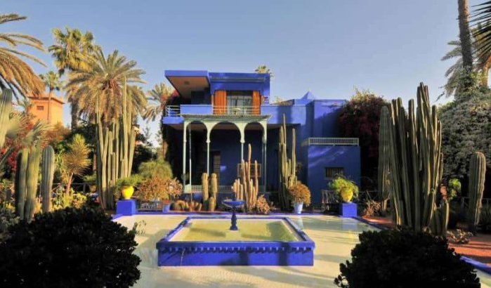 Majorelle-tuin in Marrakech bij mooiste tuinen ter wereld