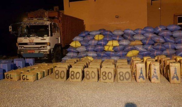 Marokkaanse Sahara: vrachtwagen met 3 ton drugs onderschept