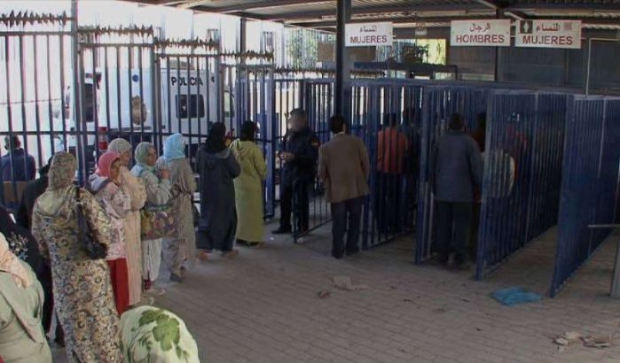 File aan grens Melilla en Marokko blijft aanhouden