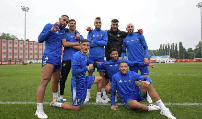 Voetbalwedstrijd Marokko-Egypte in bespreking