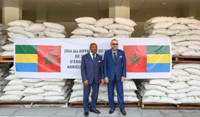 Geschenk Koning Mohammed VI gestolen in Gabon?