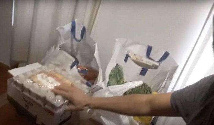 Gestrande Marokkaan verontwaardigd door voedselhulp Marokko (video)