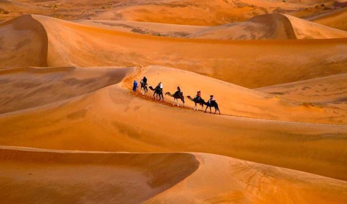 Marokkaanse Sahara bij beste woestijnen ter wereld