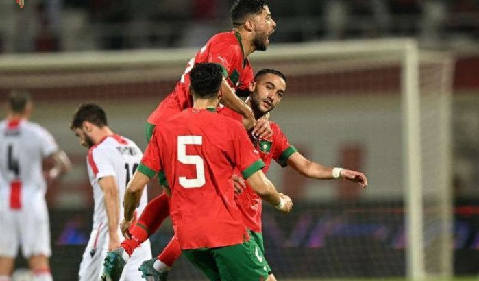 Marokko wint met 3-0 van Georgië