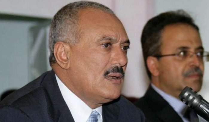 Ex-president Jemen Ali Abdullah Saleh in ballingschap in Marokko