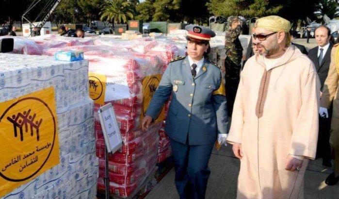 Marokkaanse humanitaire hulp voor Palestina in Jordanië aangekomen