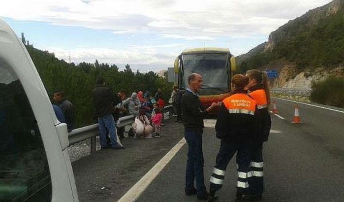 Vijftigtal Marokkanen 12 uur op Spaanse snelweg vast