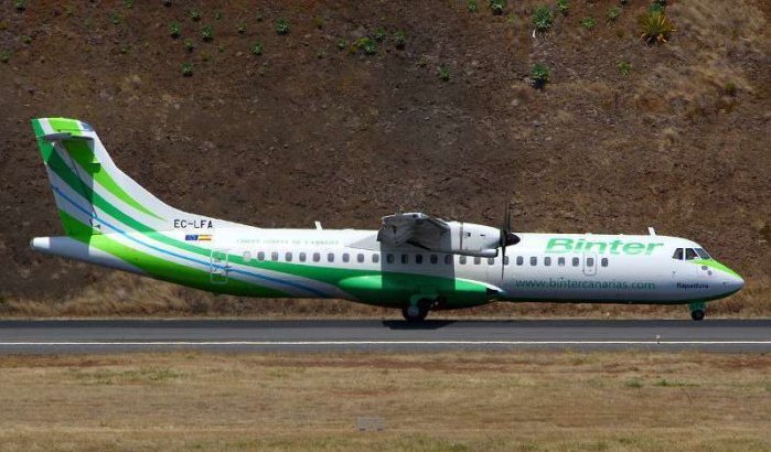 Noodlanding toestel Binter Canarias in Agadir