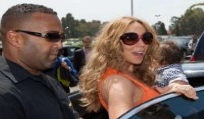 Aankomst Mariah Carey in Marokko