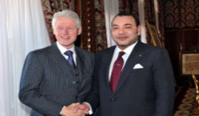 Bill Clinton bij Mohammed VI