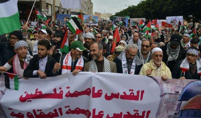 Duizenden Marokkanen op straat tegen erkenning Jeruzalem als hoofdstad Israël