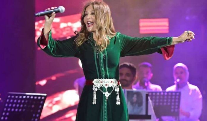 Samira Said licht podium in Rabat op (video)