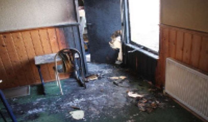 Moskee Nederland in brand gestoken