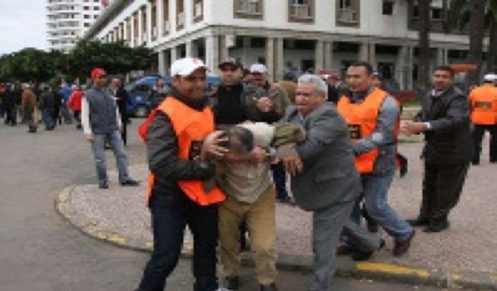Onderdrukte sit-in van 13 maart in Casablanca: de versie van de Politie