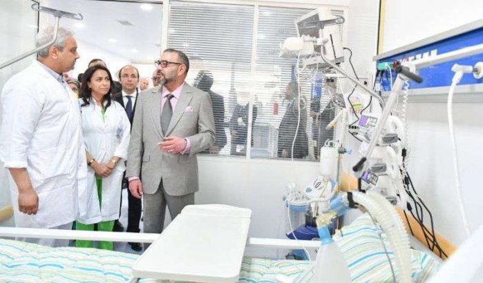 Koning Mohammed VI huldigt nieuw ziekenhuis in in Salé (foto's)