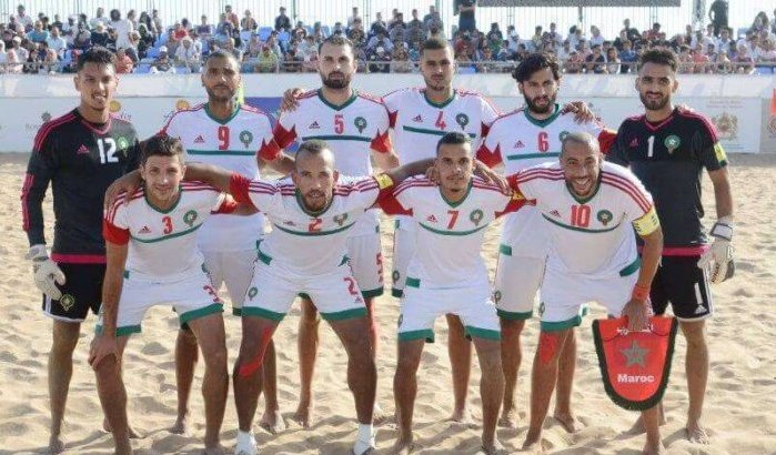 Marokko kwalificeert zich voor Afrika Cup strandvoetbal