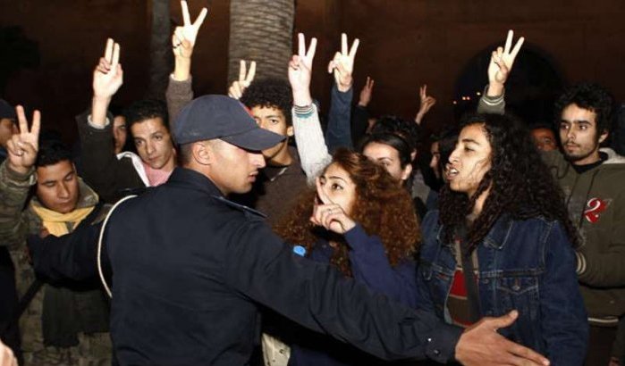 Marokkaanse politie onderdrukt demonstratie tegen luchtaanvallen Jemen