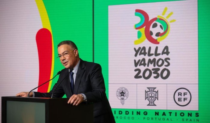 Marokkanen niet blij, logo WK 2030 te Europees