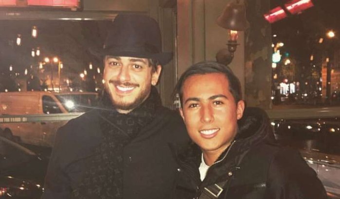 Saad Lamjarred en Aymane Serhani samen in Parijs (foto)