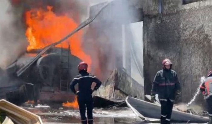 Tankwagen ontploft in Tanger, zeven gewonden