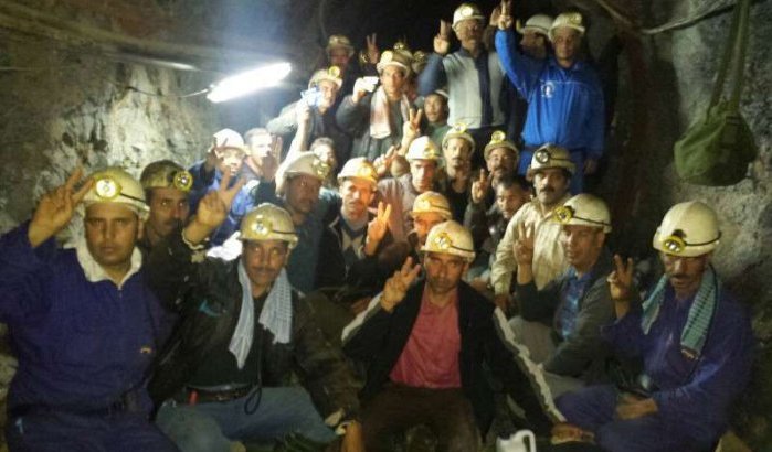 Marokko: al 10 dagen staking op 600 meter onder de grond (video)