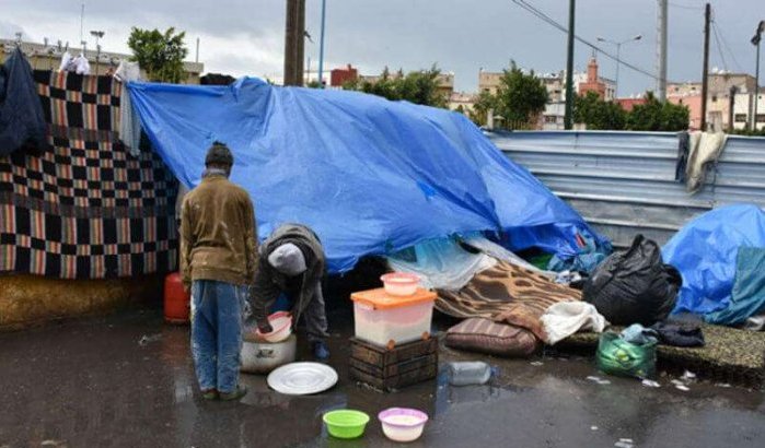 Casablanca: migranten moeten elders gaan kamperen