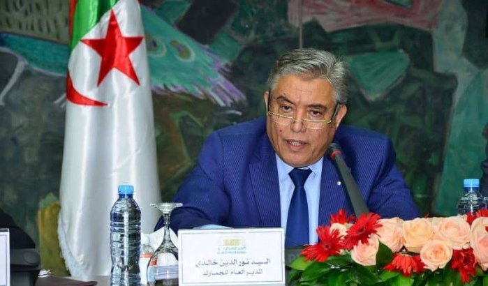 Algerije verlaat vergadering door kaart Marokko met Sahara