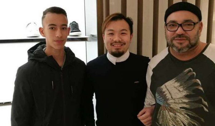 Nieuwe foto's Mohammed VI en Moulay Hassan